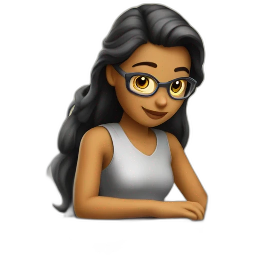 girl-writing-elixir-code-with-macbook emoji