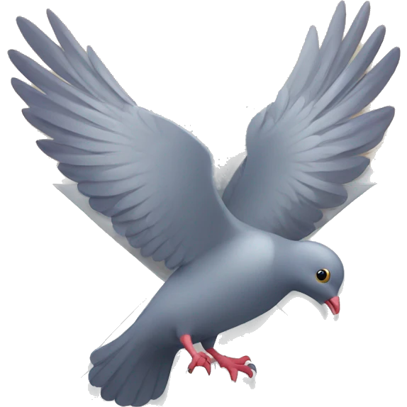 Pigeon with envelope emoji ios style emoji