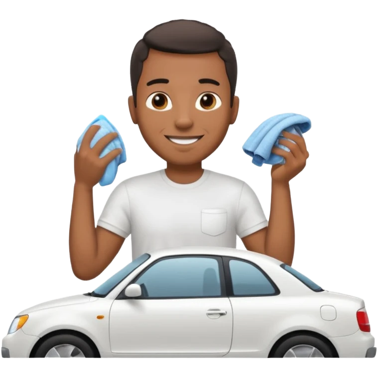 car washer black man  emoji
