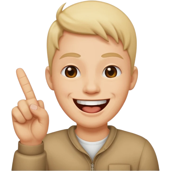 laughing face with the middle finger up emoji