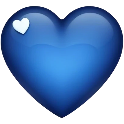 midnight blue heart emoji