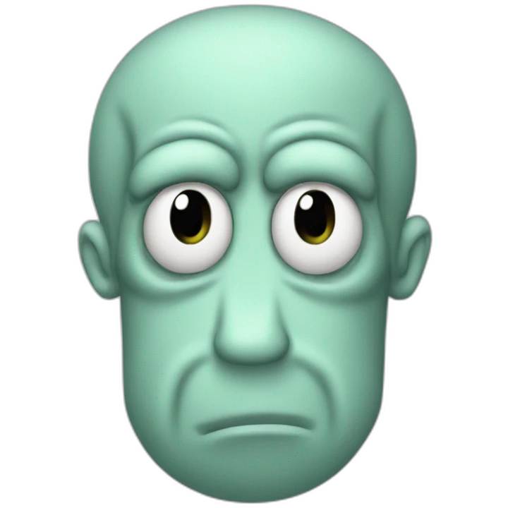 Squidward emoji