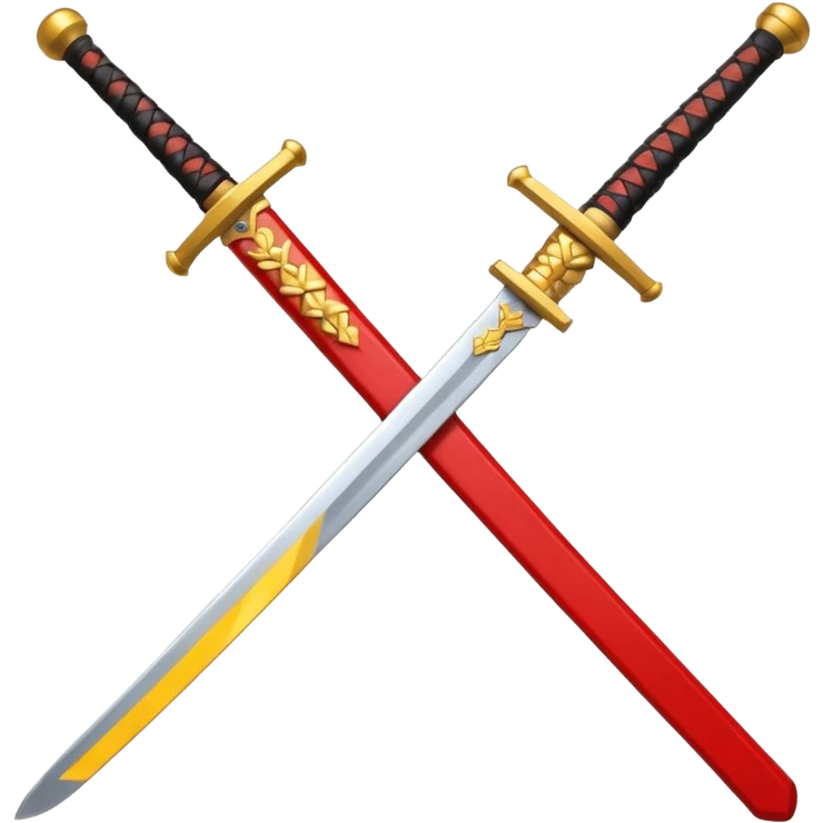 samurai training wooden sword emoji