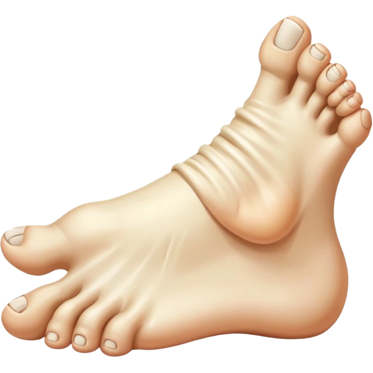giant foot, enormous foot, biggest human foot emoji