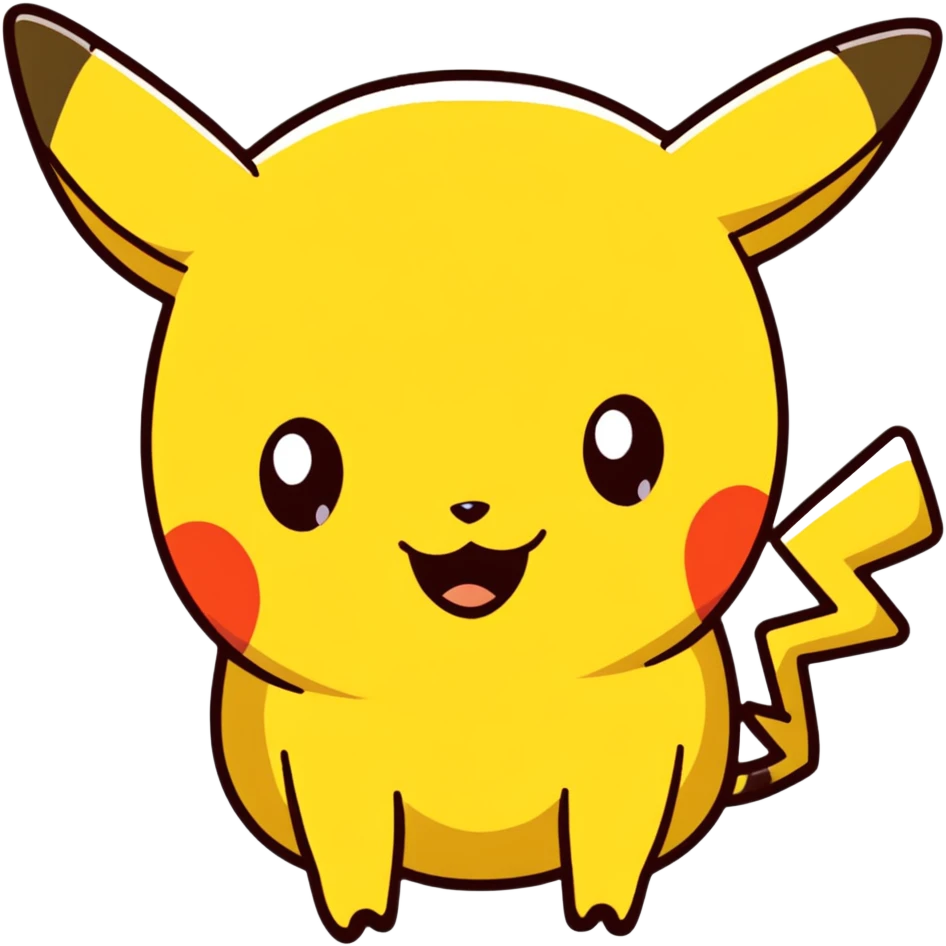 Pikachu face emoji