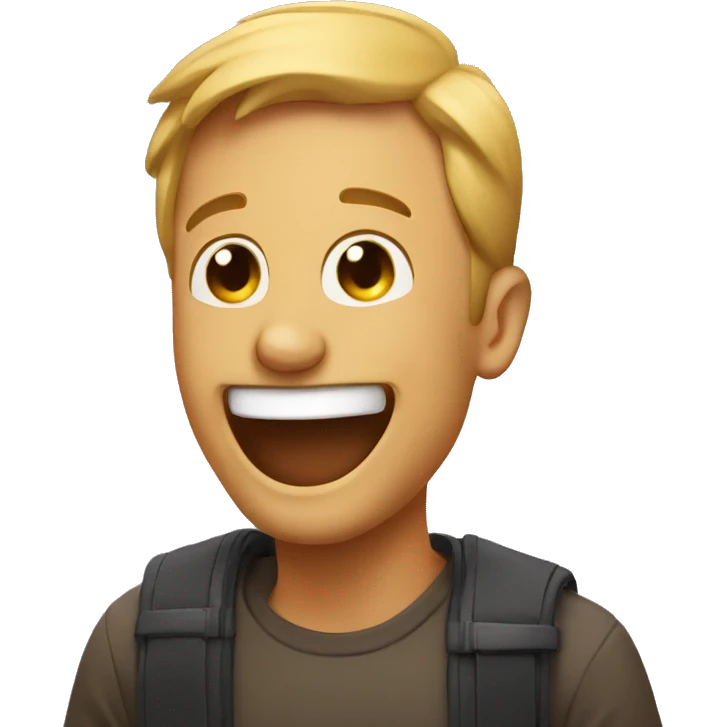 laught man emoji