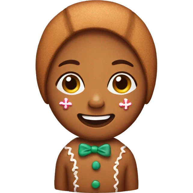 Gingerbread woman  emoji