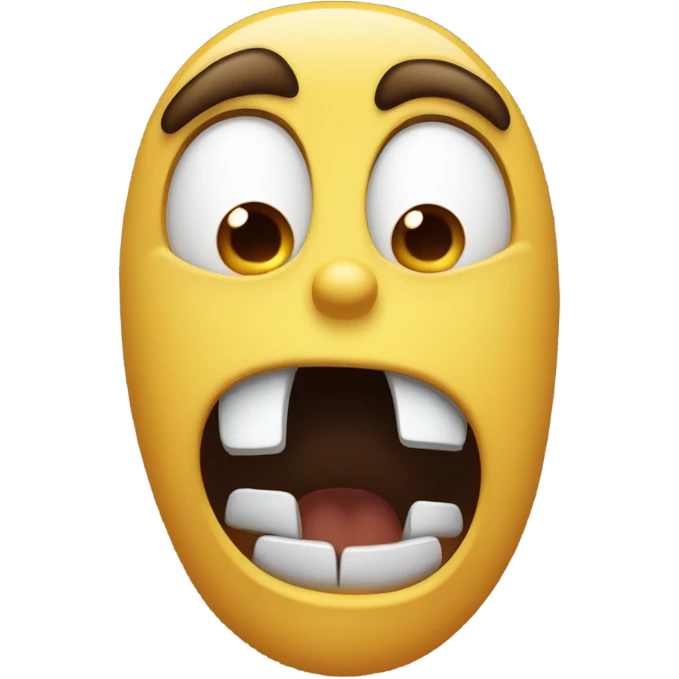  An emoji screaming with desperation  emoji