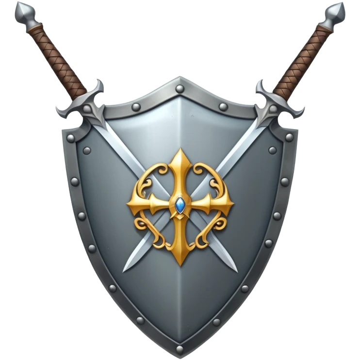shield with sword emoji