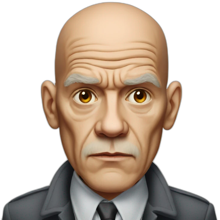actor john malkovich serious emoji