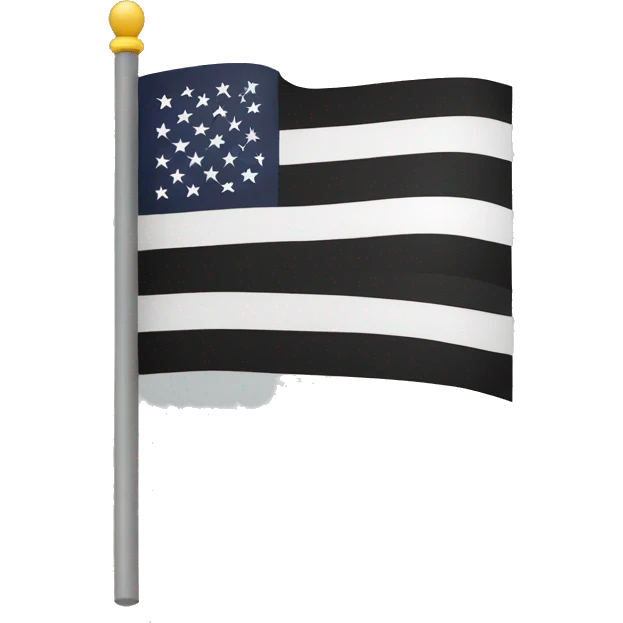 Straight flag emoji