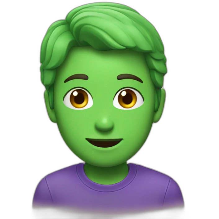 Emoji cœur vert emoji