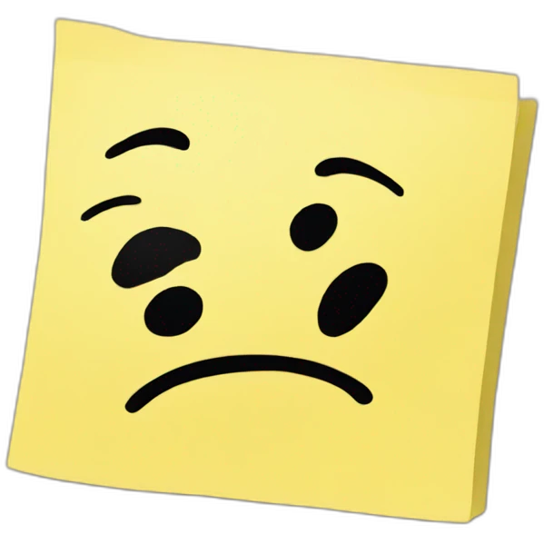 Post it emoji