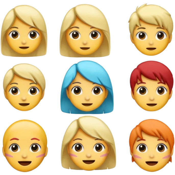 emoji con expreciones de anime emoji