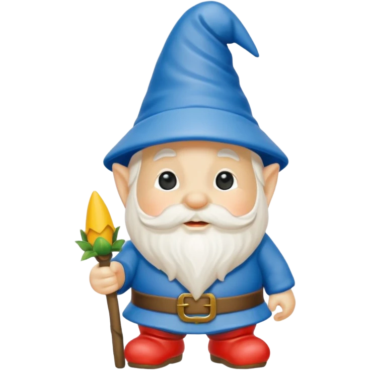 Gnomo da giardino con cappello  emoji