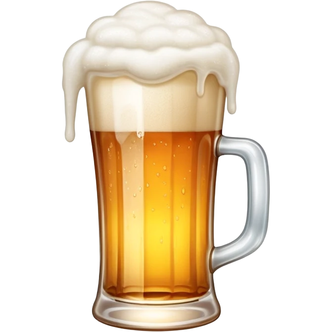 frothy beer glass emoji