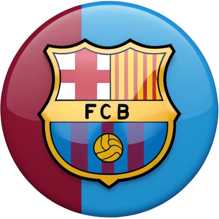 Fc Barcelona logo imoji emoji
