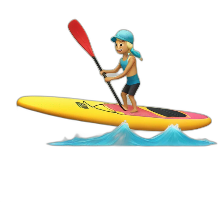 Paddle surf emoji