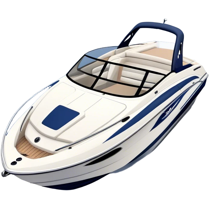 Speedboat - Bayliner 185 Bowrider (Model Year: 2020) (Iconic colour: White with navy blue accents) emoji