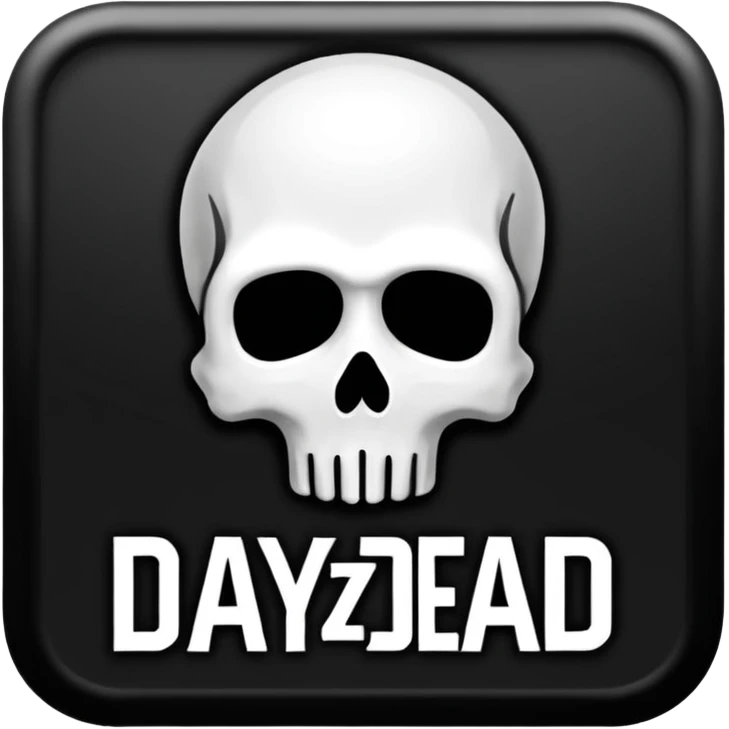 THE dayz logo saying “You Are Dead”  emoji