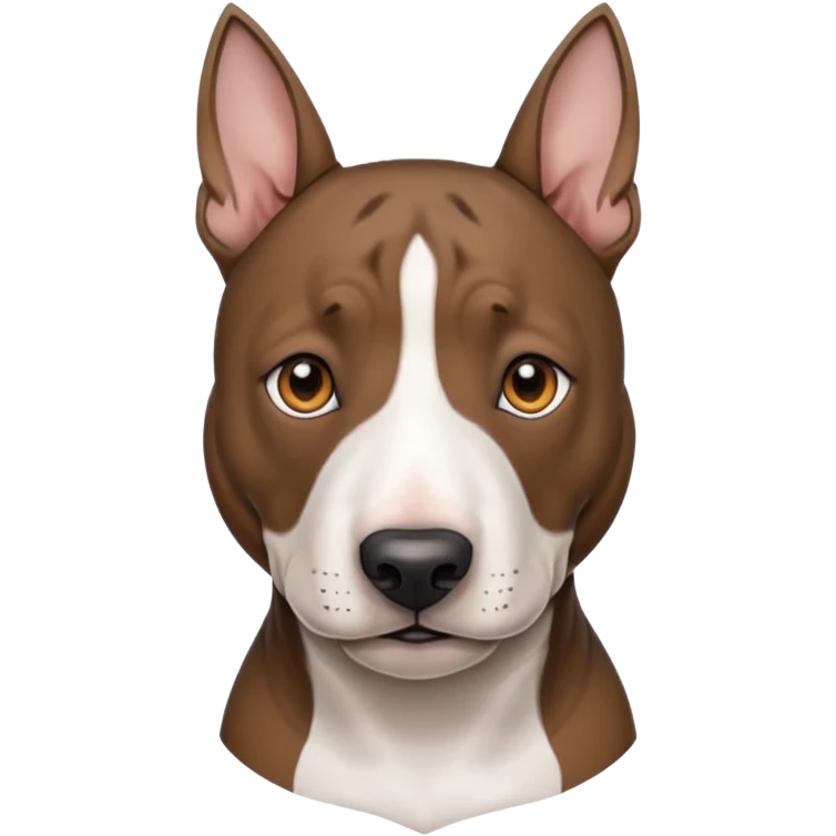 brindle english bull terrier  emoji