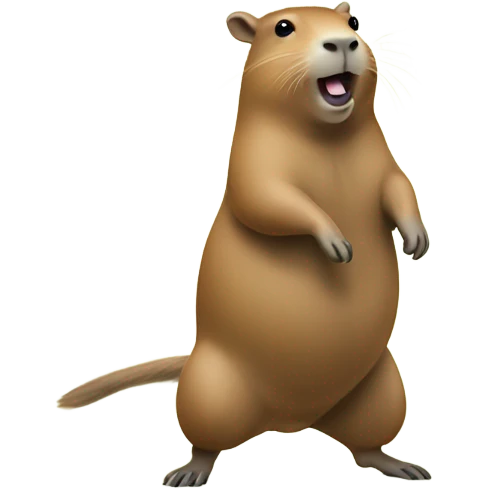 Capybara dancing  emoji