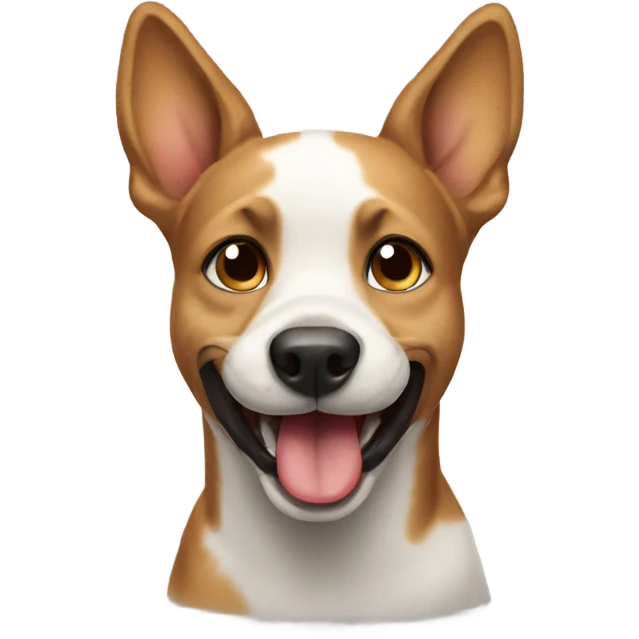 Dog happy emoji