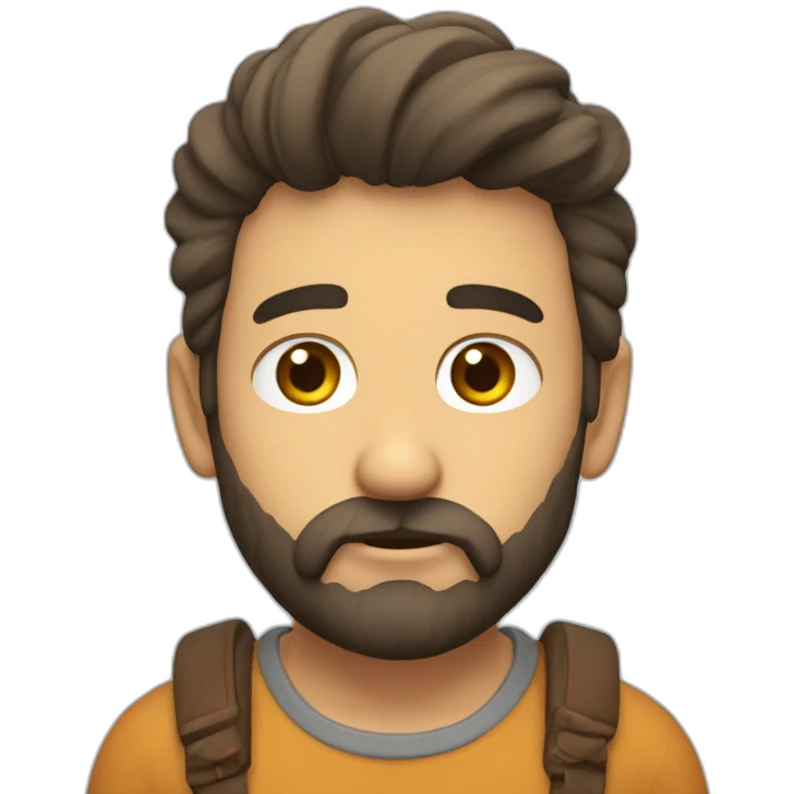 Minios calvo con barba canosa emoji