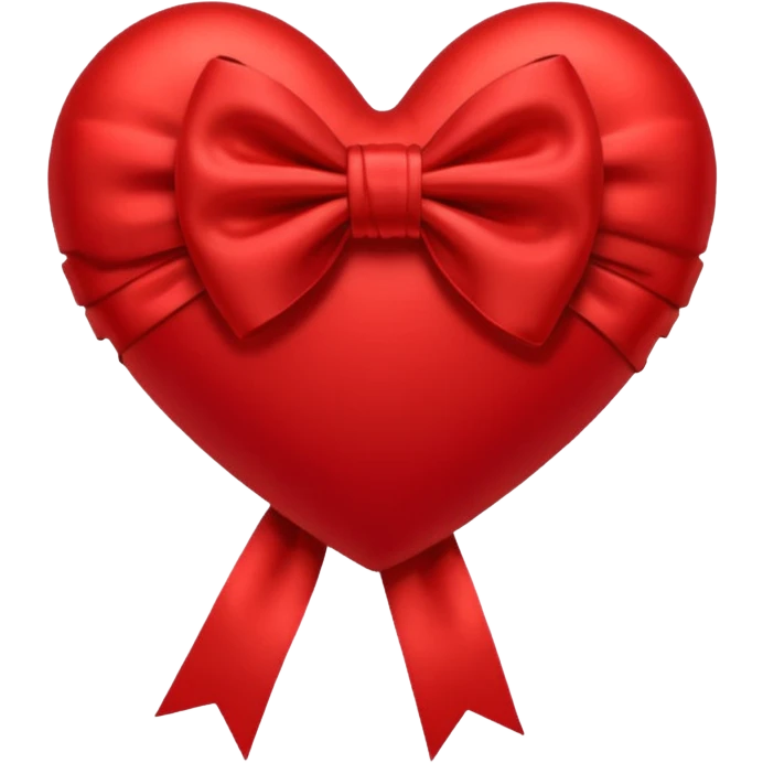 heart with a bow in it emoji