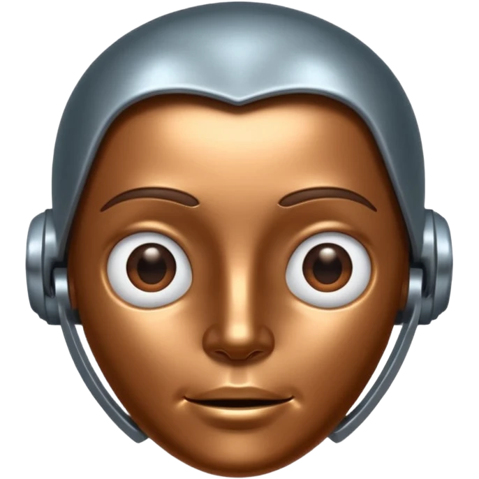 cute iron head  emoji