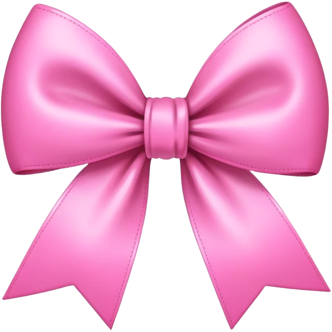 Pink bow emoji