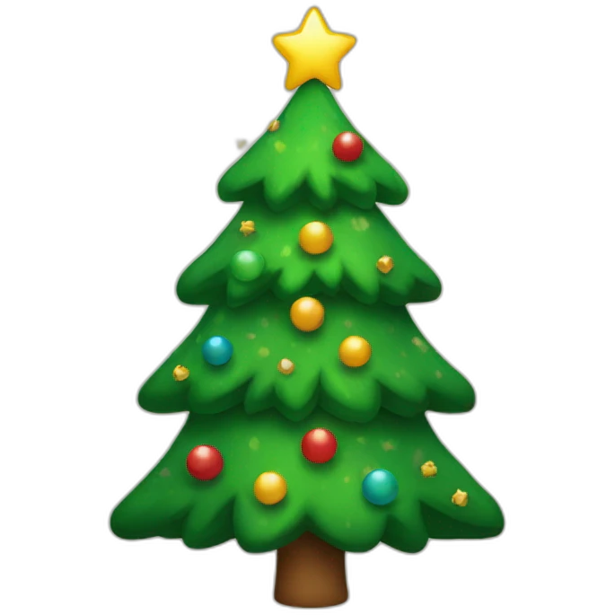 Christmas tree emoji