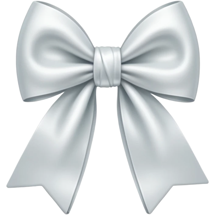 White bow emoji