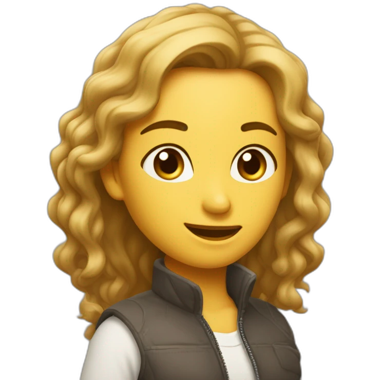 Парень и девушка со светлой кожей и коричневыми волосами emoji