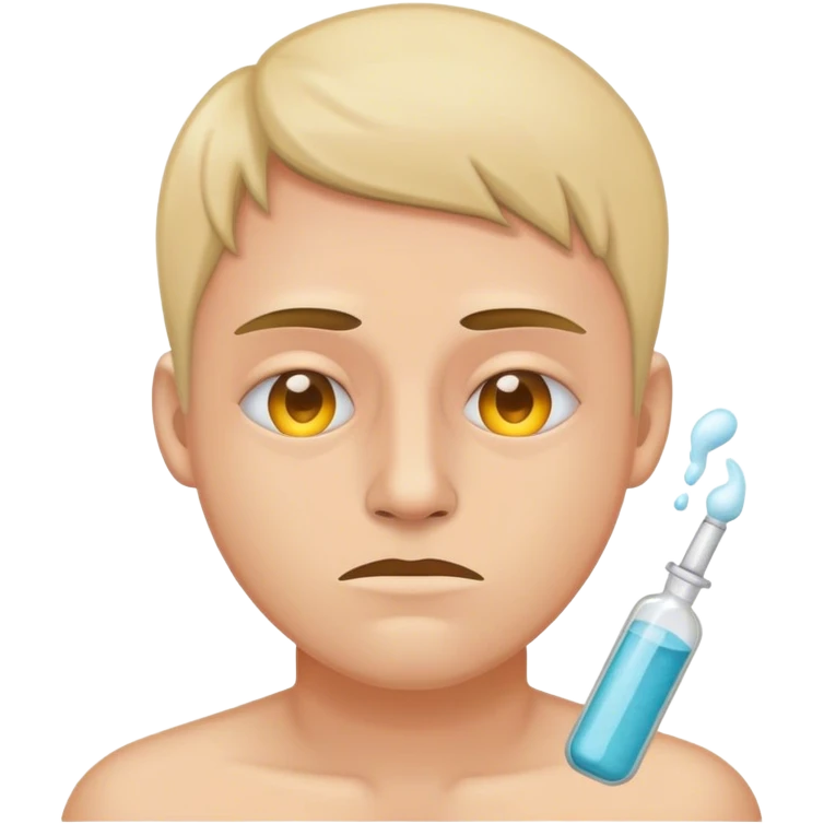 A drug Addict Emoji with fentanyl  emoji