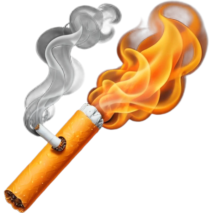 Creepy cigarette  emoji