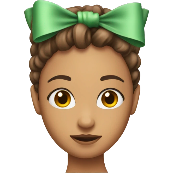 my poise with bow on head emoji