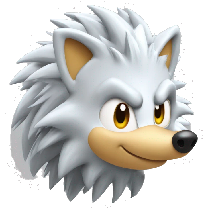 Silver the Hedgehog emoji