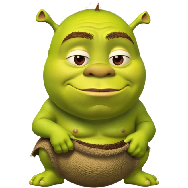 какающий Шрек  emoji