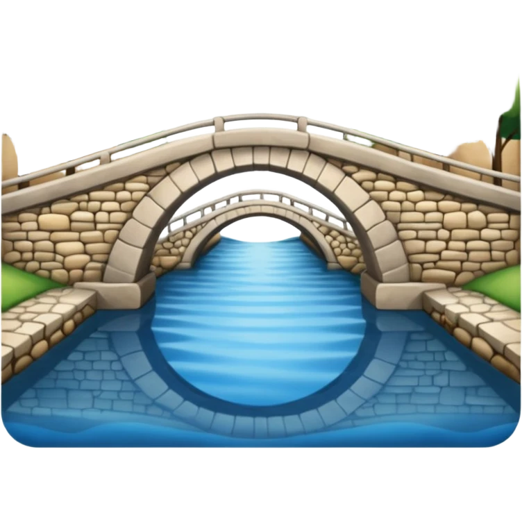 bridge over canal emoji