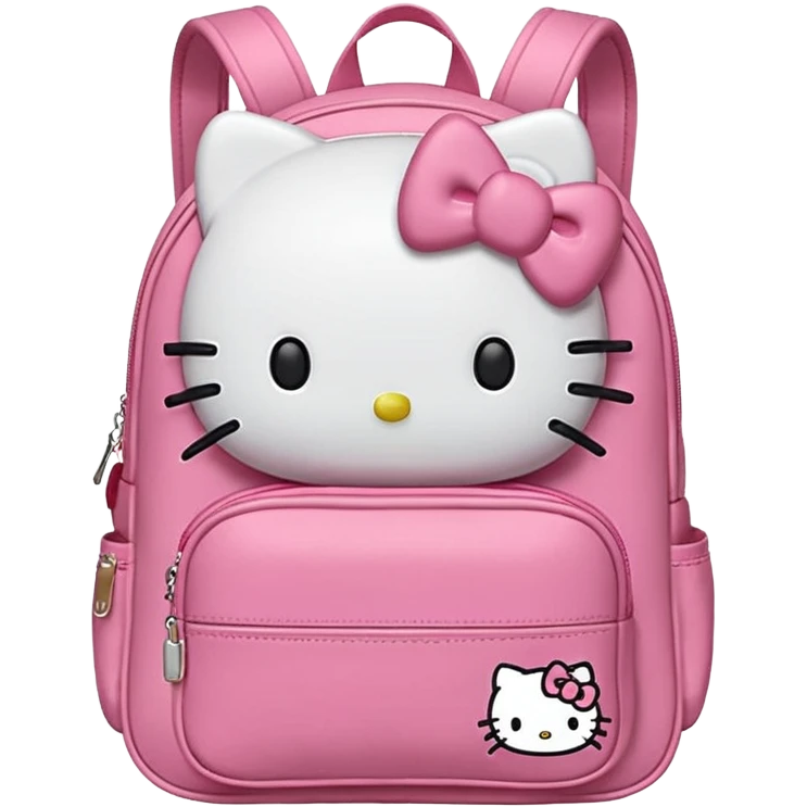 Mochila de hello kitty emoji