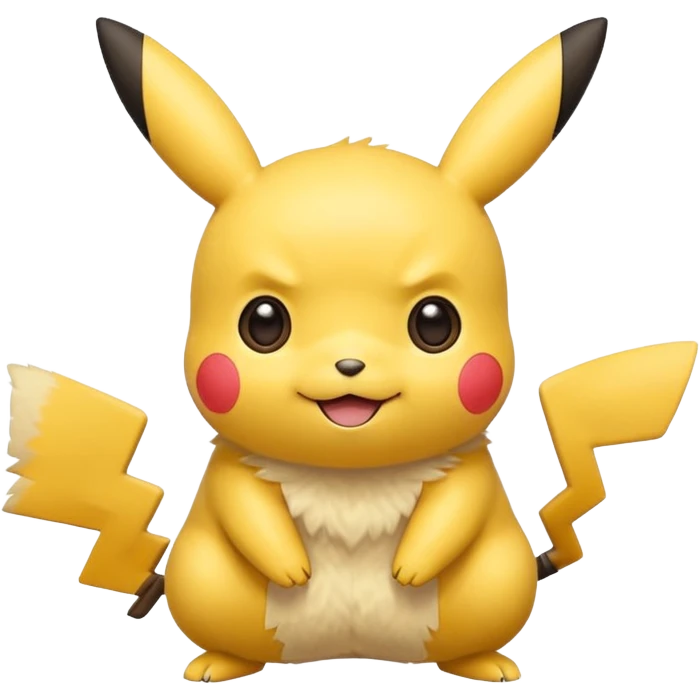 pikachu simple and cute emoji