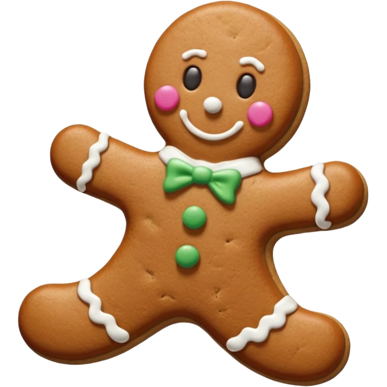 cookie man shape emoji