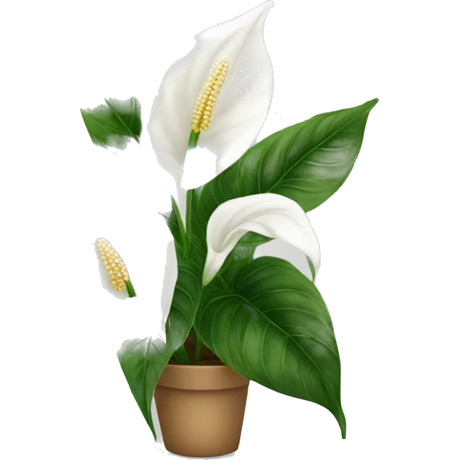 peace lily emoji