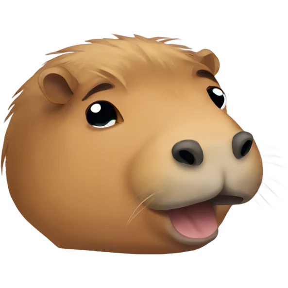 Capybara crying emoji