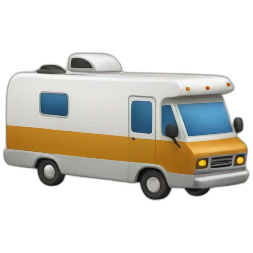 RV navigating map emoji
