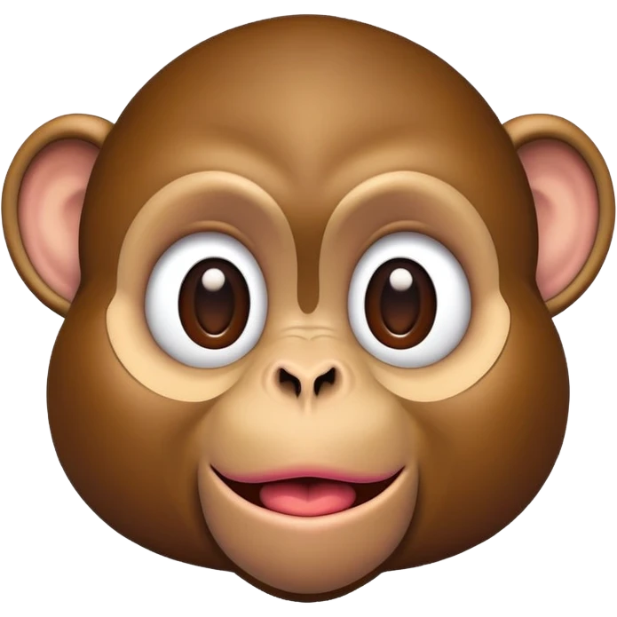 Monkey with big lips emoji