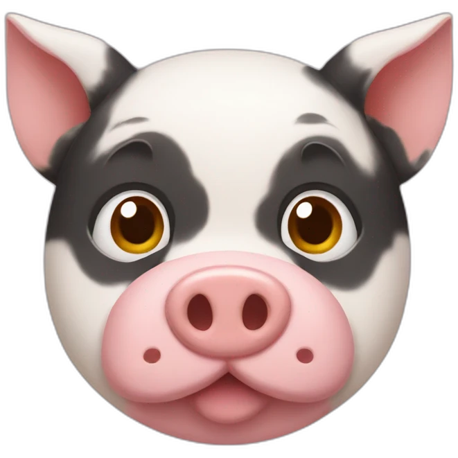 Cat mix pig emoji