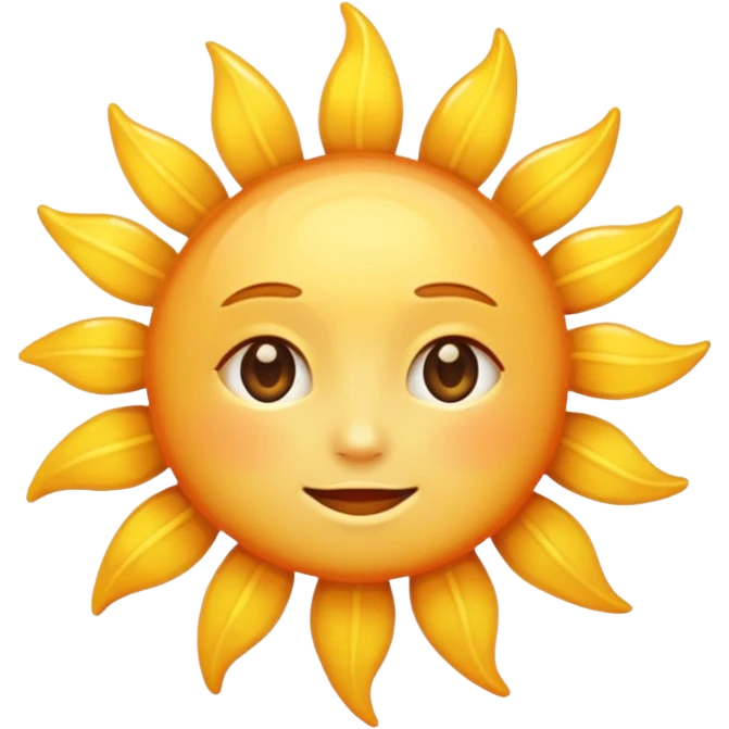 sun Beauty emoji