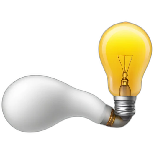 light-bulb shaped pipe emoji